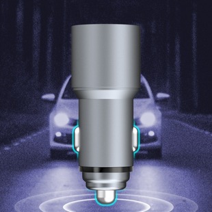 Factory new metal safety hammer car charger dual QC36W full protocol multi-function car phone charger fast charge