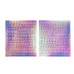 Candy Color Letter Sticker Cute Color Decorative Adhesive Sticker Compensation Children's Hand Account Journal Sticker