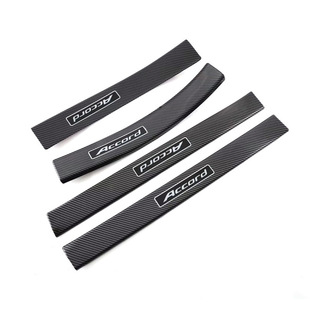 Special for 2018-2022 Accord door sill Accord threshold anti-scratch plate ABS carbon fiber pattern modification accessories