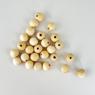 Factory wholesale wooden beads bracelet loose beads DIY beads rosary beads bracelet necklace accessories 2MM perforated wholesale
