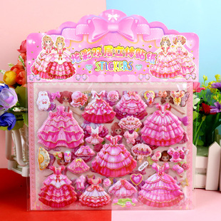 Strawberry Bear Kolomi Merlot Frozen Princess Stickers Dinosaur Bubble Stickers Stereo Ultraman Stickers