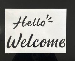 welcome to opening welcome English letters A- Z stickers wave ball pvc balloon stickers