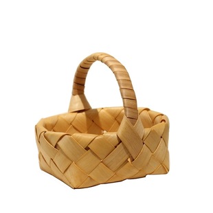Factory Princess Fun House Small Basket Candy Mini Basket Accompanying Gift Basket Atmosphere Arrangement Supplies Gift Basket Wedding Celebration