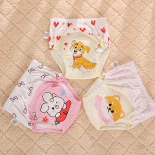 Baby training pants washable 6-layer thick cotton diaper baby cloth diaper cotton learning pants Four Seasons Universal