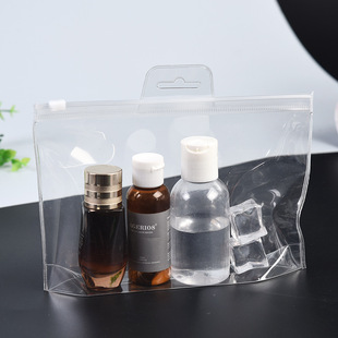 Spot EVA transparent three-dimensional bag eva zipper bag waterproof cosmetic bag travel portable bag transparent packaging bag