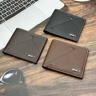 Foreign Trade Low Price Explosive Wallet Men's Ultra-thin 20% Discount Large Capacity Cross-border Amazon Hot Selling Men's Wallet in stock