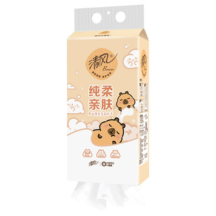 Подвесная салфетка Qingfeng Pibala Pure Soft, 4 слоя, 250 листов, 10 упаковок, подвесная салфетка BG25SCIP, настенная салфетка.