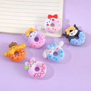 Внешняя торговля новый Sanrio пончик 3D трехмерный Ластик резиновый Набор Творческий обучающий приз подарок ластик