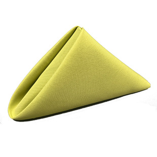 Napkin Cloth Plain Mouth Cloth Solid Color Red Hotel Hotel Western Restaurant Cafe Place Mat Cloth Folding Flower Spit Cloth Wipe