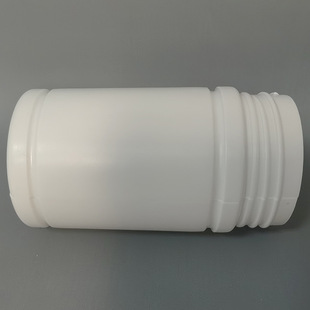 In stock white bamboo solid bottle 20 30 40 50ml g small medicine bottle pe light-proof powder sub-packaging plastic bottle