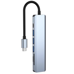 type-c 7-in -1 docking station splitter usb3.0 laptop hub with HDMI converter