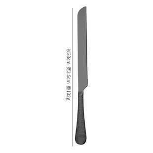 Cross Border 430 Stainless Steel Cake Knife 2 Piece Set Pizza Service Knife Baking Tools Birthday Wedding Cake Bread Knife