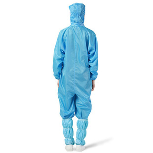 Anti-static hooded dust-free jumpsuit industrial electronics workshop work clean clothing dustproof protective clothing factory wholesale