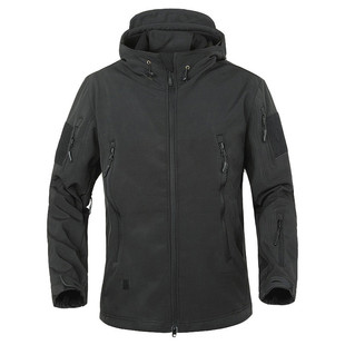 Norman Longmei military uniform functional soft shell jacket tactical functional men's shark leather jacket thickened land jacket