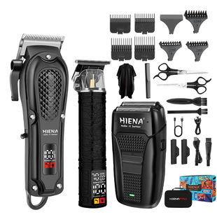 Cross-border universal hair clipper electric shaving head oil head carving electric clipper hair clipper push digital display hair salon special electric clipper