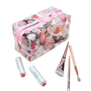 pvc cosmetic bag transparent storage bag travel storage bag skin care bathroom wash bag lazy convenient wash bag