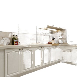 Cabinet Sticker Furniture Renovation Wardrobe Sticker Desktop Color Change Cabinet Door Self-adhesive Thickening Paint Kitchen Oil-proof Waterproof