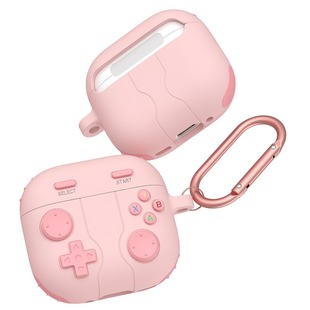 Cross-border applicable Airpods4 earphone case game machine silicone protective cover Airpods4 generation with hook protective cover