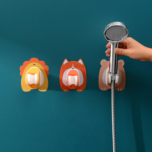 Shower Holder Punch-free Adjustable Shower Head Bathroom Shower Head Hanger Fixed Artifact Universal Base Rack