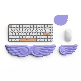 Keyboard Hand Bracer Wrist Computer Hand Bracer Mechanical Keyboard Palmrest Wrist Hand Women Silicone Memory Foam Mouse Pad