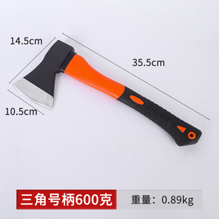 Axe Chopping Tree Chopping Wood Chopping Bone Chopping Plastic Handle Household Axe Outdoor Camping Open Mountain Axe High Carbon Steel Shockproof Fire Fighting Axe