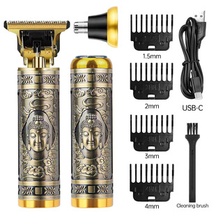 Portable mini electric shaver wholesale dragon and phoenix beard knife small steel cannon charging single head car razor
