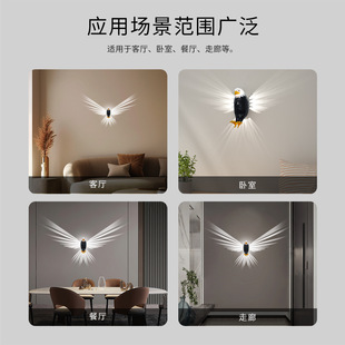 Cross-border new household indoor animal eagle wall lamp charging night light LED energy-saving remote control atmosphere decorative lamp
