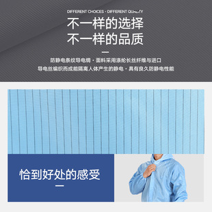 Custom hooded anti-static work clothes dust-proof clothes men's and women's electronics factory food processing workshop suit lab coat embroidered characters