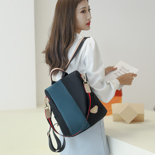 Bag 2022 New Trendy Fashion Trendy Color Oxford Cloth Women's Bag Crossbody Bag Women's Large Capacity Elegant Backpack