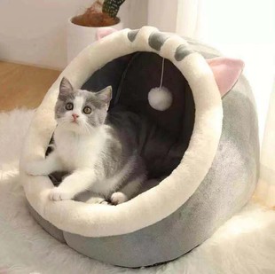 Cat Gigi four seasons universal semi-closed cute cat Gigi cat kennel winter warm kennel pet kennel wholesale