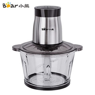 Bear QSJ-D03W5 meat grinder household 2L electric meat stuffing machine auxiliary food meat beating machine mixing and cutting vegetables