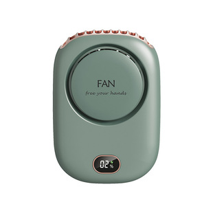 New Style Neck Fan Outdoor USB Charging Treasure Portable Portable Clip Waist Bladeless Waist Fan Cross-border