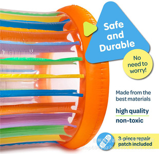 Factory spot color inflatable roller ball toy grass water roller children crawling roller parent-child interaction