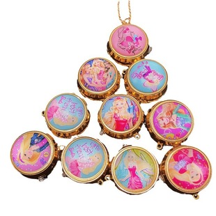 Customized Wholesale Flip-Top Retro Pocket Watch Creative Spinning Top Kidsren's Hanging Watch Student Animation Cartoon Necklace Watch