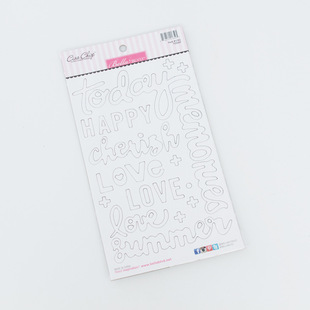 Manufacturers Supply Small Gifts Cartoon Pattern Hard Cardboard Stickers 2mm Custom Stickers