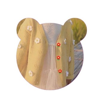 Children's Cartoon Resin Buttons Cute All-match Baby Cardigan Coat Sweater Colorful Frog Flower Hand-sewn Buttons