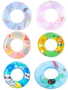 New Internet Celebrant Simple Wind Swimming Ring Simple Striped Underarm Ring Inflatable Swimming Ring Denmark Vintage Lollipop