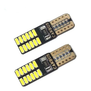 T10 4014 24SMD Обещающие широкополосные огни автомобиля LED декодирование W5W 194 лампа для чтения номерной прожектор