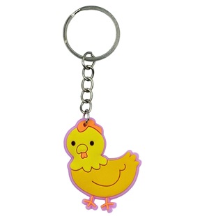 Small jungle animal keychain cartoon schoolbag decoration small gift accessories suit Amazon cross-border wholesale