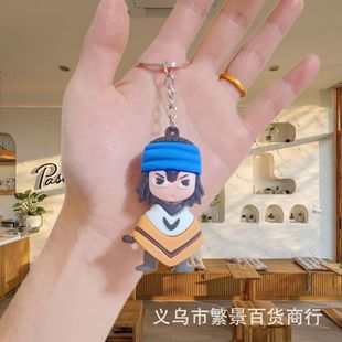 Cartoon Naruto Keychain Pendant Doll Naruto Sasuke Uchiha Mustela Kakashi Handmade Doll Blind Box