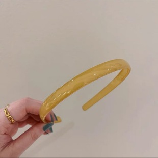 Korean-style Acrylic 2024 New Jelly Hair Band Toothed Plastic Non-slip Pressure Hair Shampoo Hair Band Hair Clip Women's Headwear