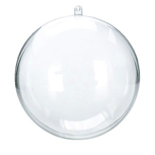 4-20Cmps Plastic Ball Transparent Ball Acrylic Ball Hollow Transparent Ball Christmas Decoration Ball Acrylic Ball