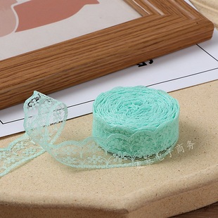 10 meters a roll of 2.2cm color elastic lace doll decoration rice word lace clothing underwear DIY accessories