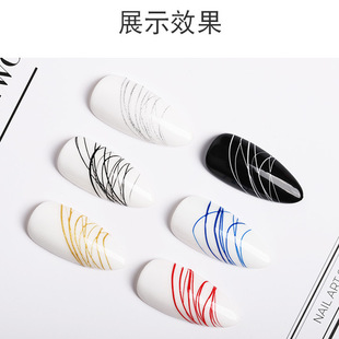 Color drawing glue nail salon special elastic continuous drawing glue spider glue nail painting glue line glue kg filling