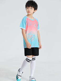 Children's Football Clothing suit Summer Boys Badminton Clothing Quick-drying Primary School Sports Competition Training Clothing Wholesale