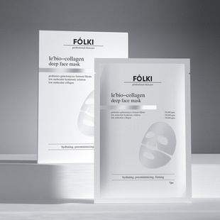 Cross-border Hot Sale FOLKI Foreign Trade Deep Collagen Dissolved White Skin Care Split Segment Mask