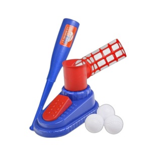 Cross-border children's baseball launcher toy press catapult electric remote control tee baseball training sports