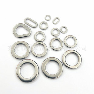 Wholesale 304 stainless steel fishing accessories road sub-ring seamless ring fishing supplies fishing gear solid ring sub-ring