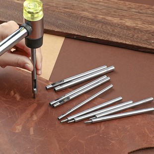 Belt punch fine mouth alloy steel straight mouth section punch leather belt strap punch round hole punch manufacturers direct supply