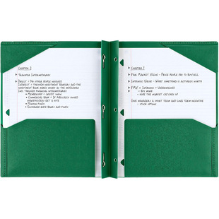 Amazon 3-Claw Fixed Buckle Plastic Folder 2 Pockets Suitable for A4 Size 4 Colors 1 Set with Writable Labels